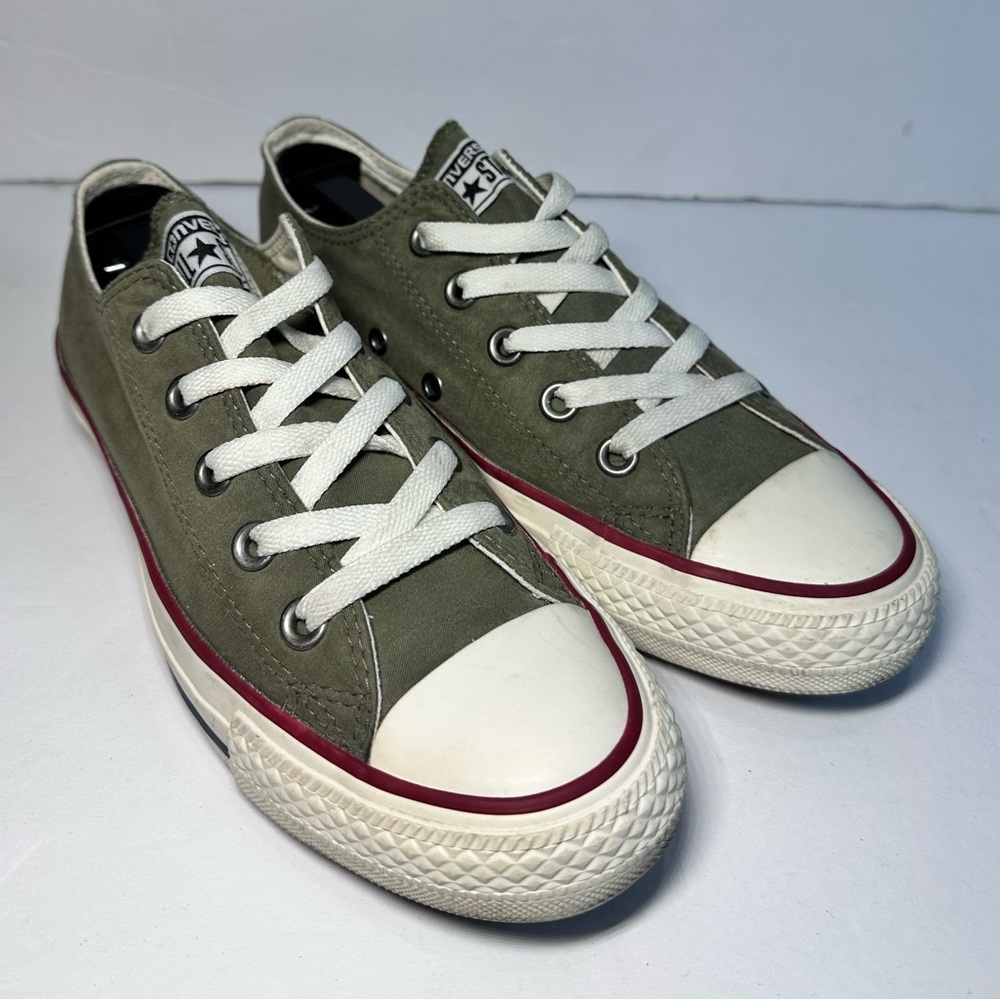 Converse Kids' Olive Green Canvas Sneakers